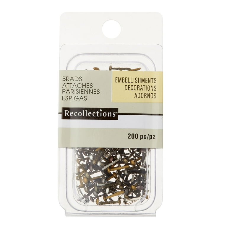 12 Packs: 200 ct. (2,400 total) Metallic Brads by Recollections™