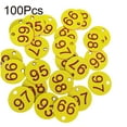 thumbnail image 2 of Flmtop Étiquette de Ruche 100Pcs Identification Imperméable à l'Eau Rond 1-100 Numéroté Marque Étiquette Apiculture Fournitures, 2 of 8