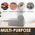 thumbnail image 3 of Heavy Duty Griddle Cleaning Brick with Handle- Compatible with Blackstone Flat Top Grills, Commercial Grade Pumice Stone, Easy Grip & Scrape (4 Pack), 3 of 5