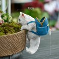 thumbnail image 2 of Animal with Backpack Flowerpot Statue Vivid Appearance Planter Sculpture for Garden Flower Pots Decor, 2 of 2