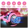 thumbnail image 5 of LENOGE Bluetooth Hoverboard, 6.5" 300W Powerful Motor Hover Board with LED Lights, 6-10MPH Max Speed Self Balancing Electric Scooter, 5 of 7