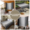 thumbnail image 6 of Black Gray Ombre Small Tapestry for Bedroom Wall Hanging Tapestry, Vintage Country Wooden Ceiling Backdrop Tapestries Poster Blanket Wall Decor for Teens Room Living Room Dorm 23" x 28", 6 of 8