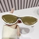 thumbnail image 4 of Cat Eye gafas de sol para las mujeres lindas ovalada marco grueso accesorios gafas de sol gafas de estilo retro, 4 of 5