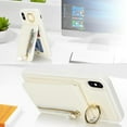 thumbnail image 6 of iPhone Xs case with Card Holder, iPhone x/xs Phone Case Wallet for Women magsafe Compatible Wallet Detachable 2-in-1 for Men-White, 6 of 16