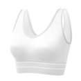 thumbnail image 4 of qolati Sports Bra for Women Seamless Stretch Full-Coverages Beauty Back Everyday Bras Comfortable Breathable Support Workout Crop Tank Tops with Built in Bra, 4 of 5