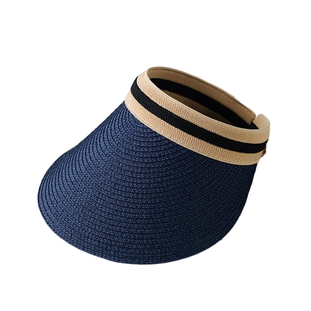 Minnieouse Gorra cómoda con protección y amplia aplicación Sombreros para el sol Sombrero para el sol femenino Protección solar Sombreros azul