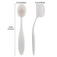 thumbnail image 5 of 10 Pack Craft Ink Blending Brushes Set Tool Oval Makeup Brushes Blender Brush for Card Making（Size 4, 0.82" Brush Head, White）, 5 of 6