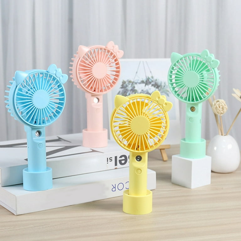 Porfeet Handheld Standable USB Charging Automatic Humidification Mist Fan  for Outdoor 