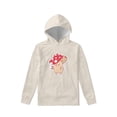 thumbnail image 3 of Suhoaziia Off White Hoodies for Kids Girls 8-10 Cute Cartoon Mushroom Graphic Print Shirt Autumn Long Sleeve Outdoor Sports Pullover Kangaroo Pocket Sports Jumper, 3 of 7
