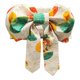 thumbnail image 2 of Cinturón de lazo para kimono japonés, portátil, cómodo y elegante para mujer, accesorio para bata yukata Blanco Verde Naranja, 2 of 9