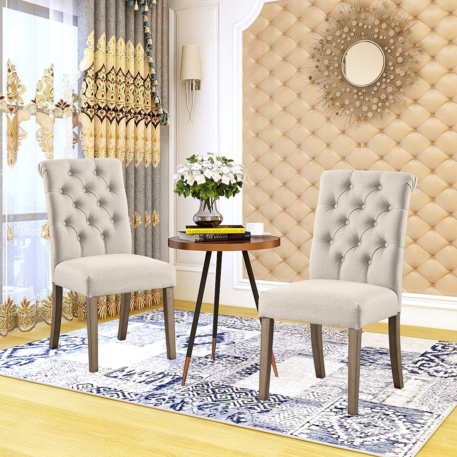 Solid Wood Accent Chairs