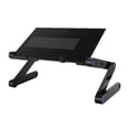 thumbnail image 1 of OULII Back to School Folding Study Table Black Metal 1Pack for Efficient Study Use, 1 of 8