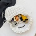 thumbnail image 2 of Bolso de nube de burbujas para mujer, bolso grande acolchado creativo con pliegues para fiesta de verano DQrwqpou  Para Estrenar, 2 of 9