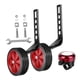 thumbnail image 4 of Ruedas de entrenamiento para bicicletas infantiles, ruedas auxiliares portátiles universales para montar en bicicleta Rojo, 4 of 9