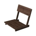 thumbnail image 4 of Silla Tatami, Silla con respaldo, Muebles auxiliares, Asiento de madera sin patas para portátil Marrón, 4 of 9