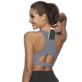 thumbnail image 4 of FENGGHAO Women High Impact Sports Bra with Back Pocket for Running Yoga Workout, Padded Support Women Solid Sport Bra, 4 of 6