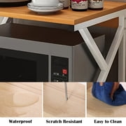 Kitchen Storage Shelf, 2-Tier Multi-Purpose Microwave Oven Rack for Home Office