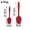 Red, variant on Unique Bargains Silicone Spatula Set of 4 Heat Resistant Non Stick Turner Red