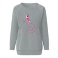 thumbnail image 5 of Lolmot Women Casual Long Sleeve Round Neck Tops Loose Shirts Blouse Print Sweatshirt, 5 of 5