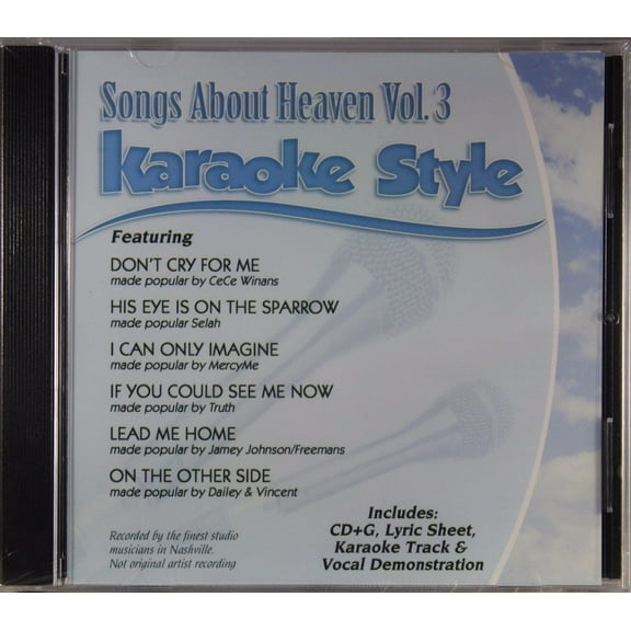 Songs About Heaven Volume 3 Daywind Christian Karaoke Style NEW CD G 6 Songs