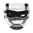 thumbnail image 3 of Máscara facial de Taekwondo, cubierta para la cabeza, máscara protectora, protector facial transparente para Sanda, Correa negra, 3 of 9