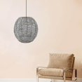 thumbnail image 1 of thinsony Pendant Lamp Shade Ceiling Light Shade Handwoven shade only Retro Style for Dining Room, 1 of 9