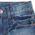 thumbnail image 4 of Bienzoe Boy's Cotton Adjustable Waist Slim Denim Pants Blue Jeans 6, 4 of 8