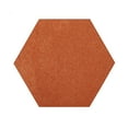 thumbnail image 1 of Furnish my Place Modern Plush Solid Color Rug - Orange, 7' Hexagon, Pet and Kids Friendly Rug. Made in USA, Hexagon, Area Rugs Great for Kids, Pets, Event, Wedding, 1 of 12