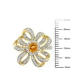 thumbnail image 2 of Everly Women's Citrine and Topaz 18k Yellow Gold Plated Ring, 2 of 7