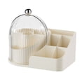 thumbnail image 2 of Organizador De Cosméticos, Soporte Giratorio De 360 ​​​​grados Para Brochas De Maquillaje Con Tapa, Caja De Almacenamiento De Escritorio Multifuncional Para Dormitorio De, 2 of 7