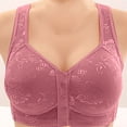 thumbnail image 2 of Women's Front Button Up With A Non Underwire Plus Size Vest Push Up Bra, 2 of 5