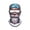 B, variant on Breathable Man Print Cycling Face Mask, Quick-Dry Sweat-Absorbent Sun Headgear for Outdoor Sports, Multicolor, One Size