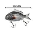 thumbnail image 1 of VIB 3D Soft Fishing Lures Dynamic Swimbait Vibration Sinking Sea Fishing Baits, 1 of 10
