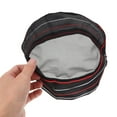 thumbnail image 5 of HOOWIFFY Breathable Black Chef Hat with Mesh Top, Comfortable Kitchen Cooking Cap for Professional Hotel and Restaurant Staff, 5 of 6