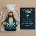 thumbnail image 7 of Shoreew Pocket Hug Jesus Gift Blessing Jesus Prayer Figurine with Card Christian Pocket Hug Keepsake Religious Faith Ornament for Christian Gifts, 7 of 7