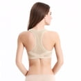 thumbnail image 2 of Deportes Buenos Sujetador transpirable para mujer, ahuecado, sin hebilla, traje diario informal de malla 3D a prueba de golpes, 2 of 7