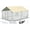 Beige-12x9FT, variant on Quictent Large Metal Chicken Coop Run W/Roosting Perch for 20+ Poultry with Heavy Duty Wire Mesh and Waterproof Roof Cover, Outdoor Walk-in Cage Peak Hen House for Yard Farm, 12x9x6.6FT