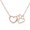 Gold, variant on Jewelry VerPetridure Necklace For Women Personalized Jewelry Crystal Rhinestone Dog Paw Glod