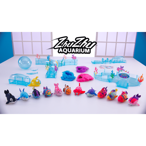 【海水用】ORCA OPTIMUS REEF NANO ZhuZhu Aquarium Motorized Fish Toy – Flip the Orca - No
