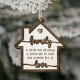 thumbnail image 4 of BNNG Gifts for Family, Family Funny Gifts - Gifts for Mom, Dad, Christmas Ornaments 2026, Family Reunion Women, Men - Christmas Tree Decoration Wooden Ornaments, 4 of 7