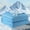 Light Blue, variant on Breathable Lightweight Cooling Comforter All Season Washable Bedding for Hot Sleepers Night Sweats Twin Queen Size