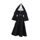 thumbnail image 5 of Disfraz de monja, ropa decorativa de sacerdote para Halloween, utilería fotográfica, espectáculos de rol XL, 5 of 9