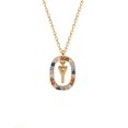 thumbnail image 1 of Jumpingount Collar inicial letra de cristal señoras gargantilla cadena circón colgante alfabeto niñas joyería novia regalo Y letra Type3 NO3 Jumpingount AP010076-04, 1 of 6