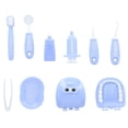 thumbnail image 2 of Mini Children's Dentist Tools, Simulation Children's Dentist Toy Attractive  For Children's Doctor Games For Pretend Games Role Playing Games Parties Pink,Blue, 2 of 8