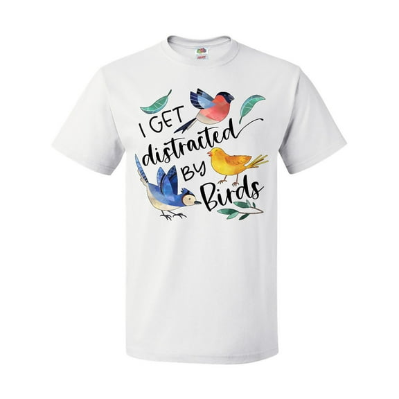 Inktastic I Get Distracted by Birds T-Shirt