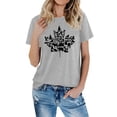 thumbnail image 2 of T-shirt à Manches Pointues Imprimé Mode Décontracté pour Femmes, 2 of 5