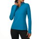thumbnail image 2 of Craaazy Ladies Lightweight Running Pullover, Quick Dry Half Zip Top, Long Sleeve Athletic Shirt with Thumb Holes for Outdoor Activities Gifts, 2 of 7