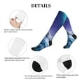 thumbnail image 5 of Sikiie Night At Lake Aurora 1 1 Pairs Compression Socks for Men and Women 15-20 mmHg Running Support Socks, 5 of 7