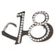 thumbnail image 5 of Novedad 18th Crystal Rhinestone Party Gafas Anteojos Accesorios para de cumpleaños BLESIY Gafas de sol de la fiesta de cumpleaños 18, 5 of 8