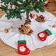 thumbnail image 5 of 1 falda de árbol de Navidad, decoraciones navideñas, suministros festivos, falda de árbol de felpa caliente pura, 5 of 5